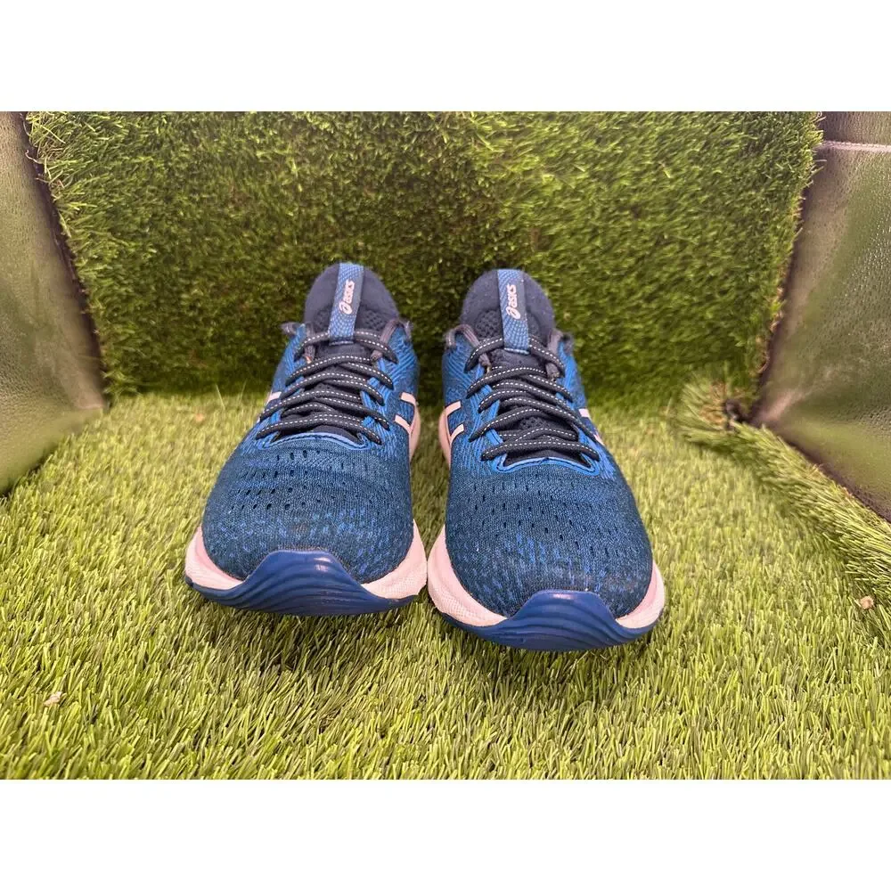 Asics Gel-Nimbus 24 1012B201 Athletic Sneaker Womens 10.5 Blue Mesh Training Gym